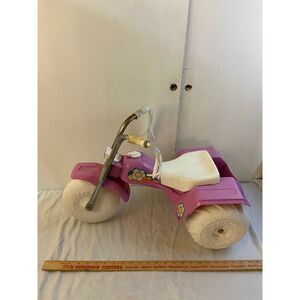 Little Miss 3 pink wheeler ride on toy vintage